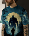 Not All Who Wander Are Lost Bigfoot Mountain All Over Print