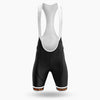 BigCrowns | Black Orange Cycling Short Sleeve Custom Name Cycling Kit