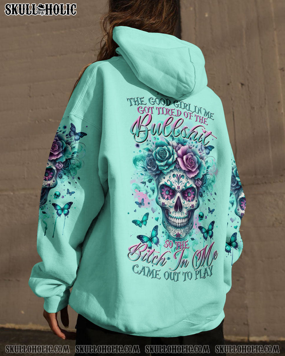 THE GOOD GIRL IN ME SUGAR SKULL ALL OVER PRINT - TLTR1611231