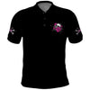 I'm A B Don't Try Me Rose Skull Polo Shirt 