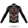 USA Flag Skull - Men's Cycling Kit