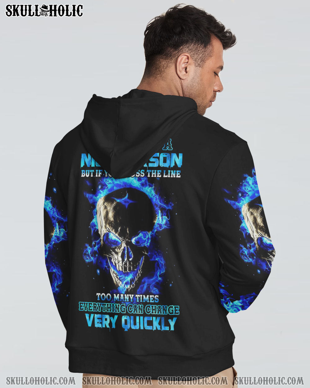 YES I'M A NICE PERSON SKULL FIRE ALL OVER PRINT - YHHN0112223