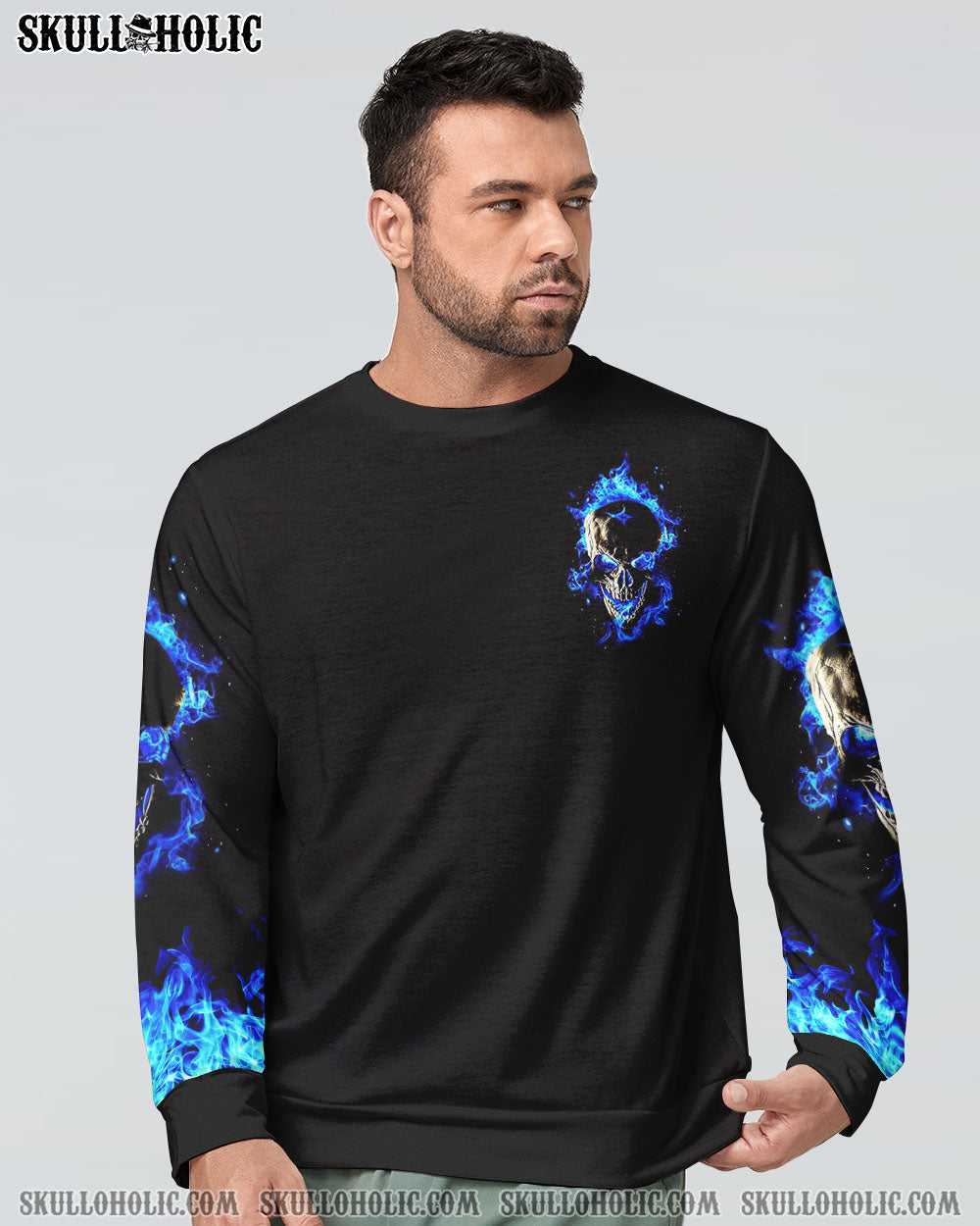 YES I'M A NICE PERSON SKULL FIRE ALL OVER PRINT - YHHN0112223