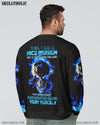 YES I'M A NICE PERSON SKULL FIRE ALL OVER PRINT - YHHN0112223