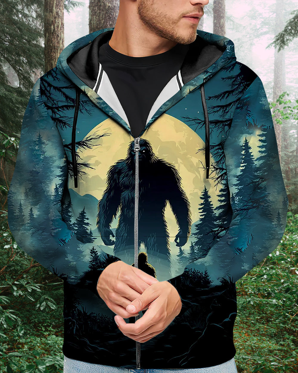 Not All Who Wander Are Lost Bigfoot Mountain All Over Print